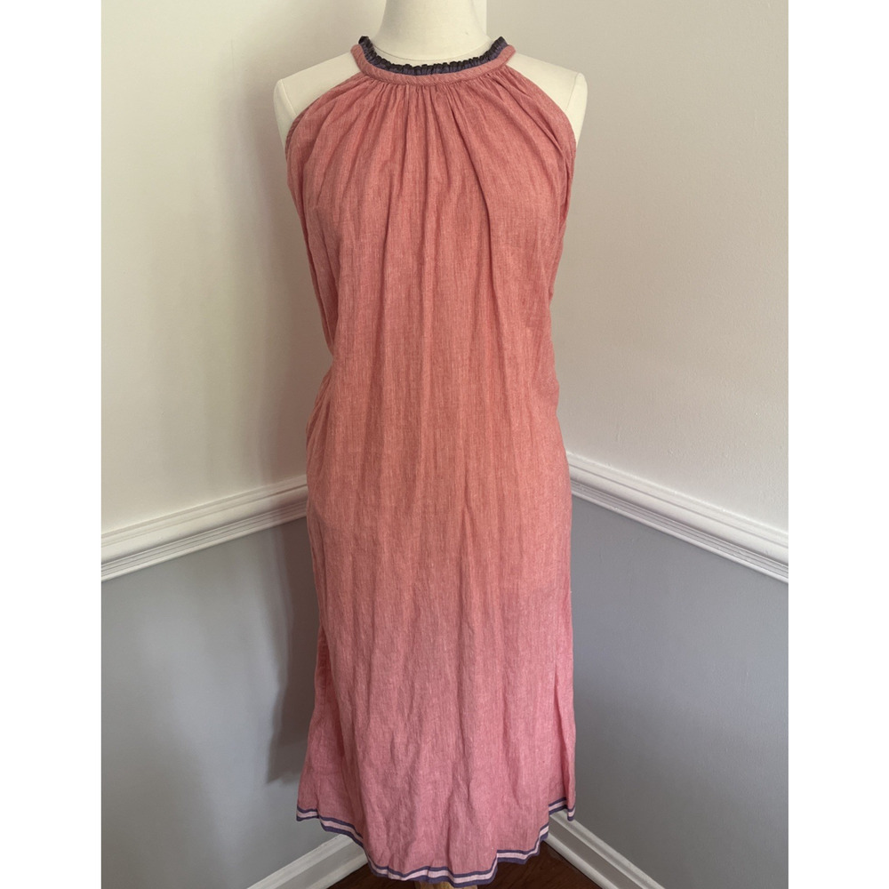 Runaway Bicycle Red Gingham Midi Dress Size S/M